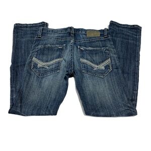 BKE Buckle Jeans Carter Men's Blue Jeans 32R Denim Straight Leg